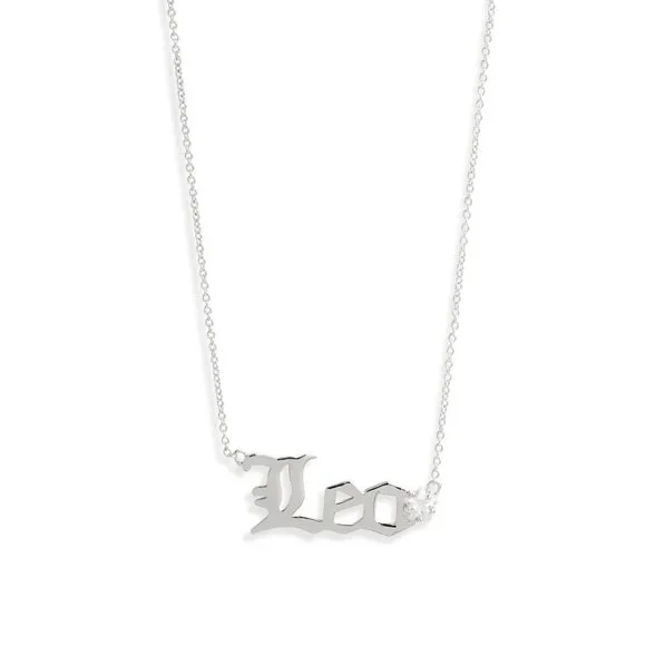 Melinda Maria Jewelry New Melinda Maria Zodiac Script Pendant